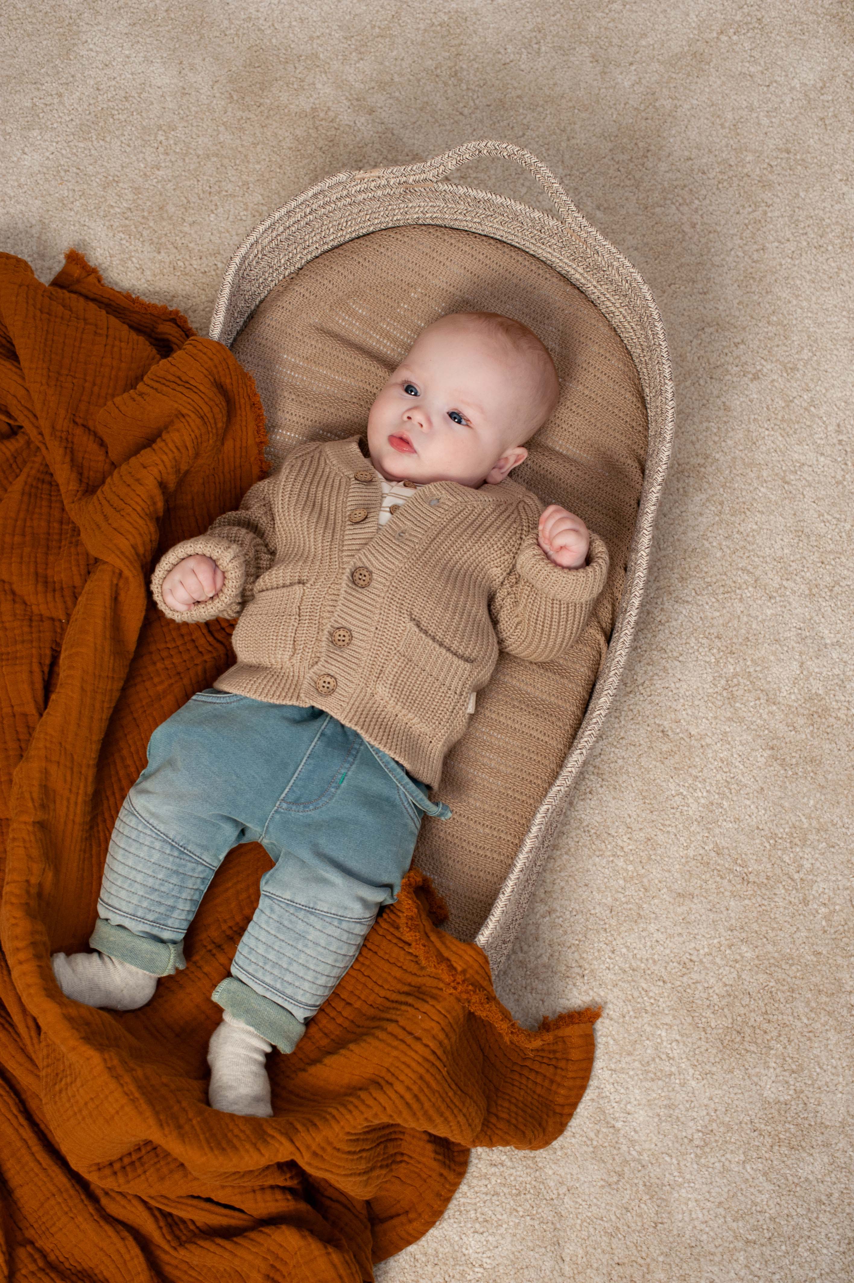 Bess | Cardigan Knit | Brown