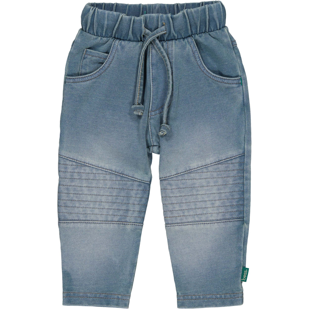 Bess | Pants Jog Denim | Stone Wash