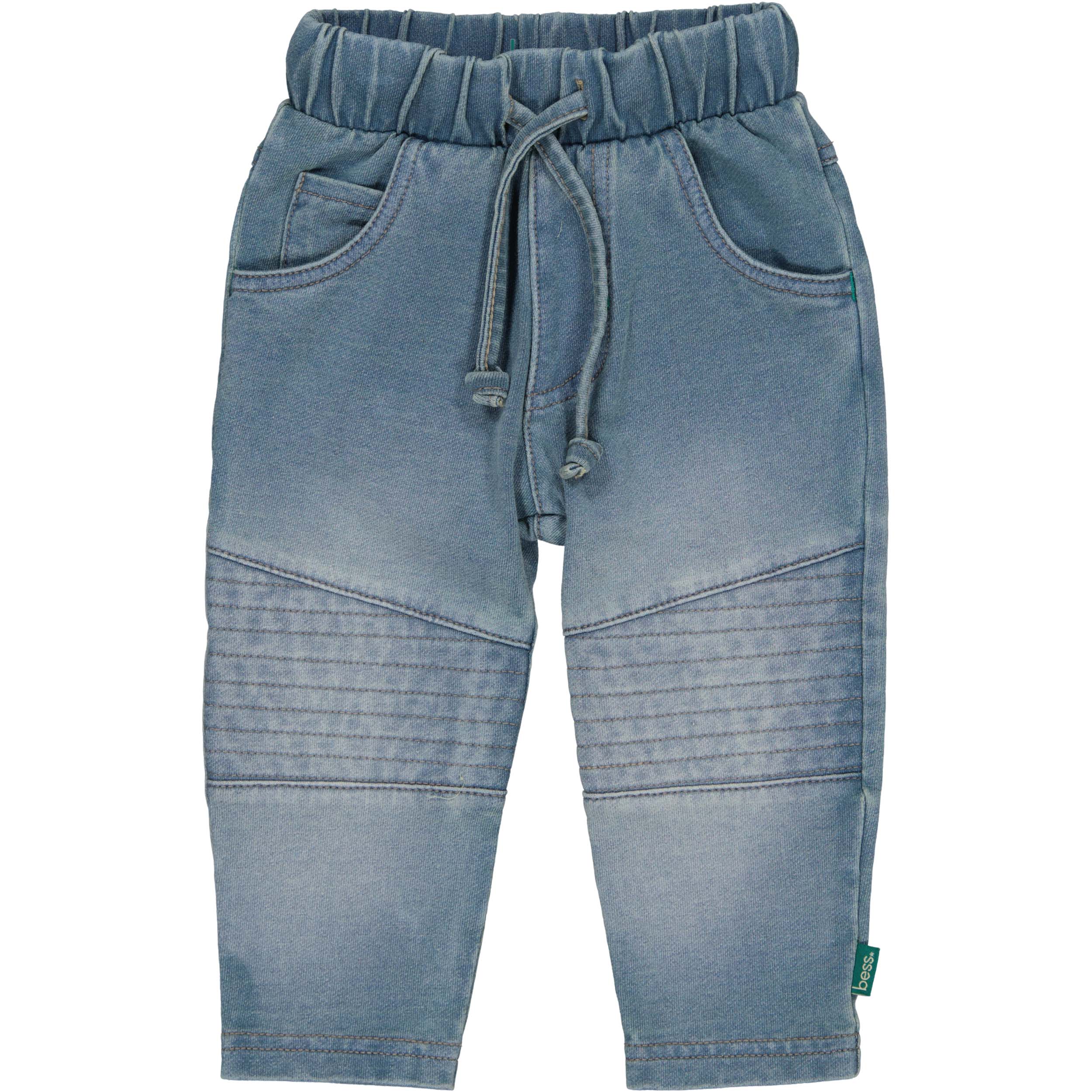 Bess | Pants Jog Denim | Stone Wash