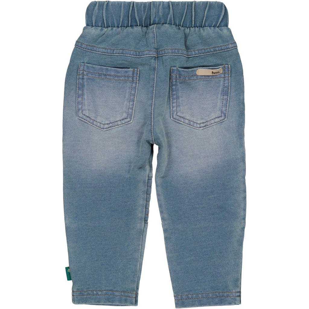 Bess | Pants Jog Denim | Stone Wash