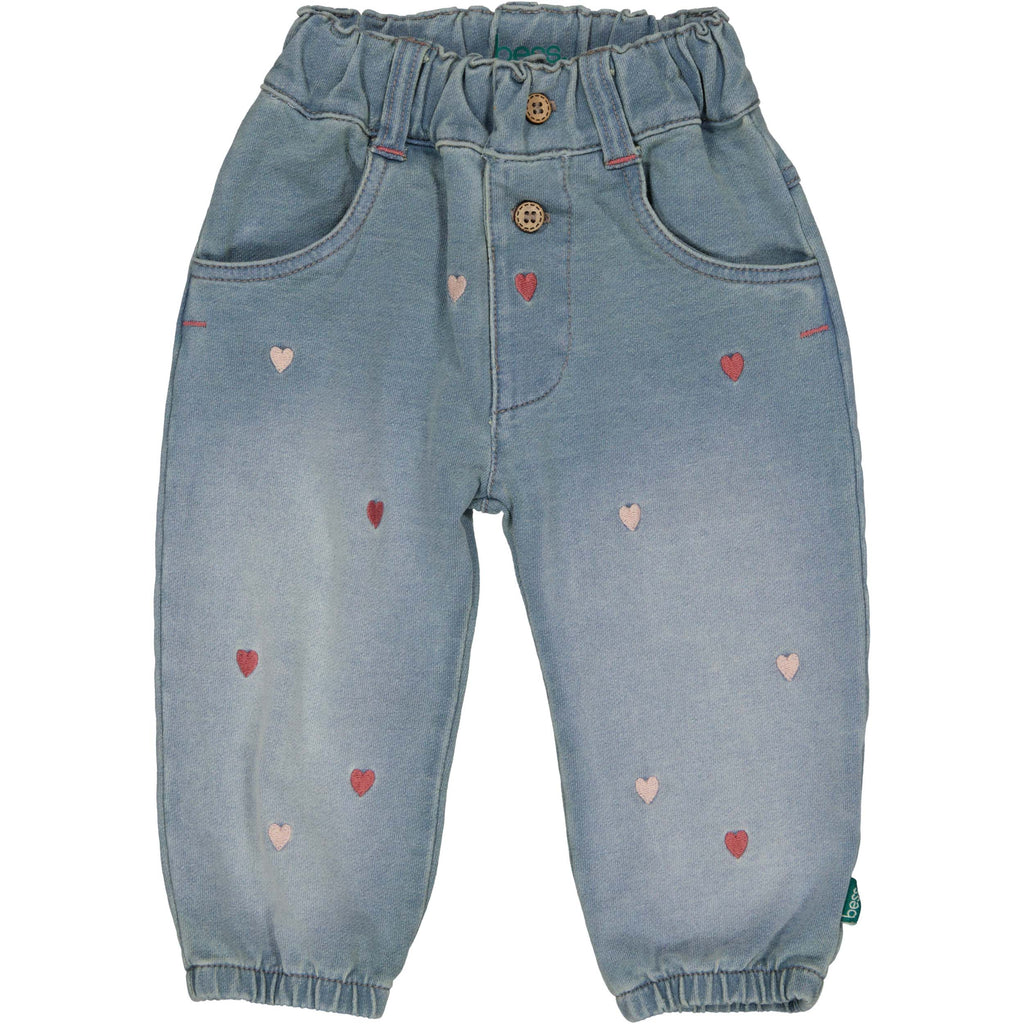 Bess | Pants Jog Denim | Hearts