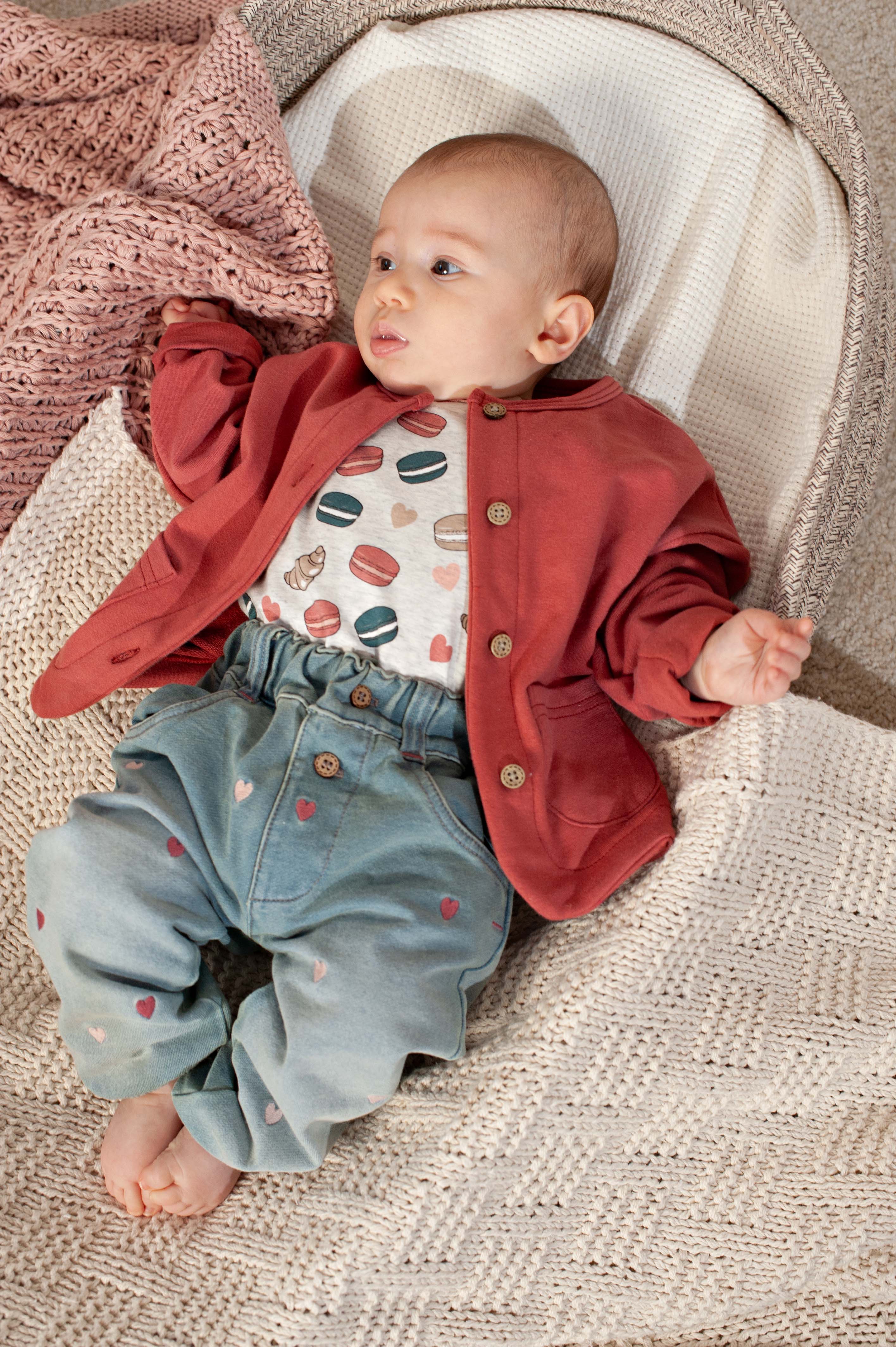 Bess | Pants Jog Denim | Hearts