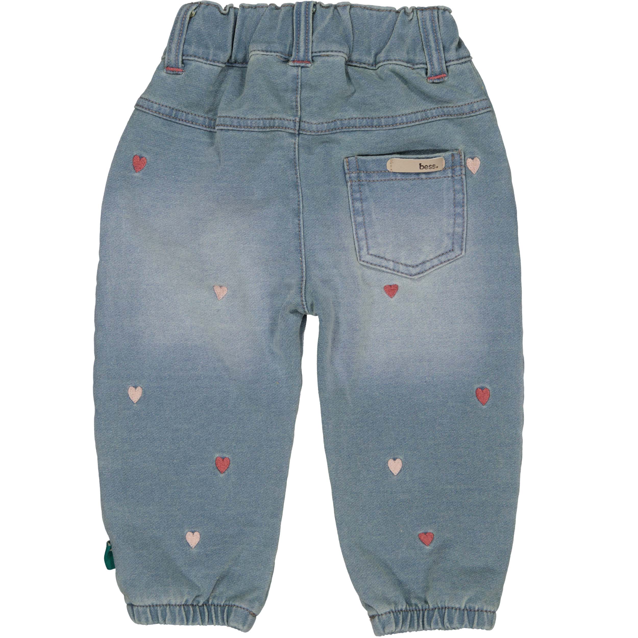 Bess | Pants Jog Denim | Hearts