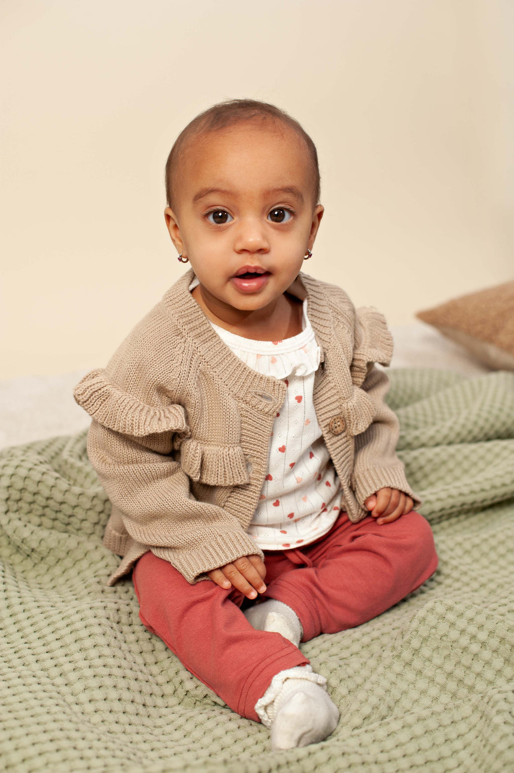 Bess | Pants Ruﬄes | Cedar Wood
