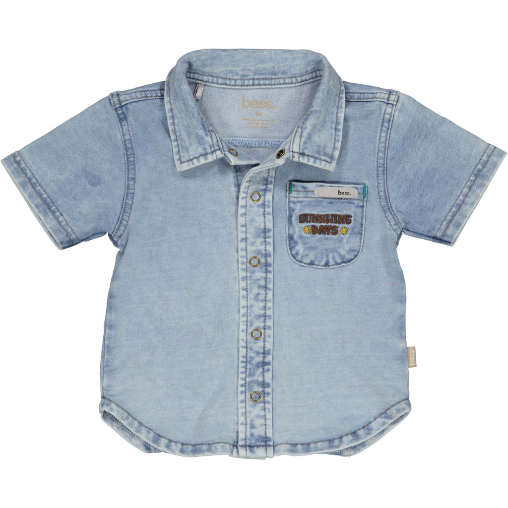 Bess | Blouse Jog Denim | Short
