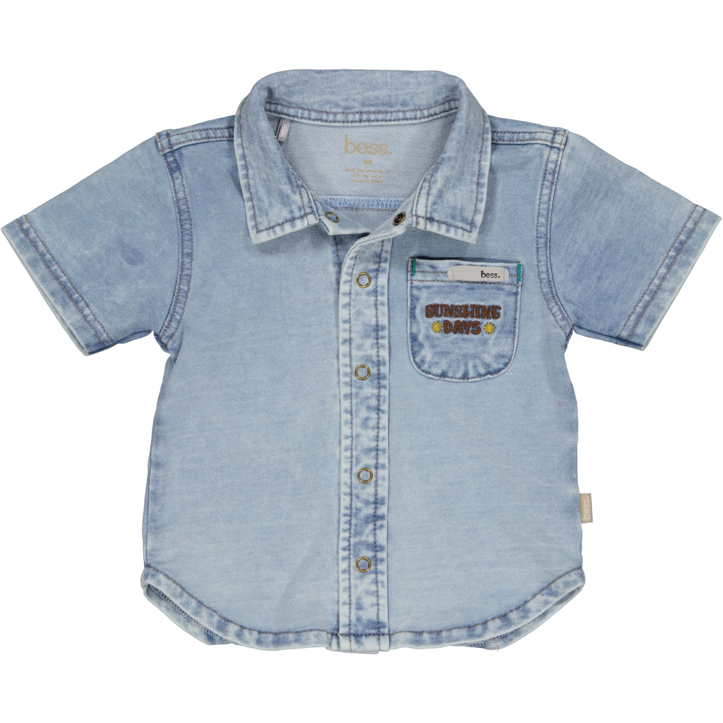 Bess | Blouse Jog Denim | Short