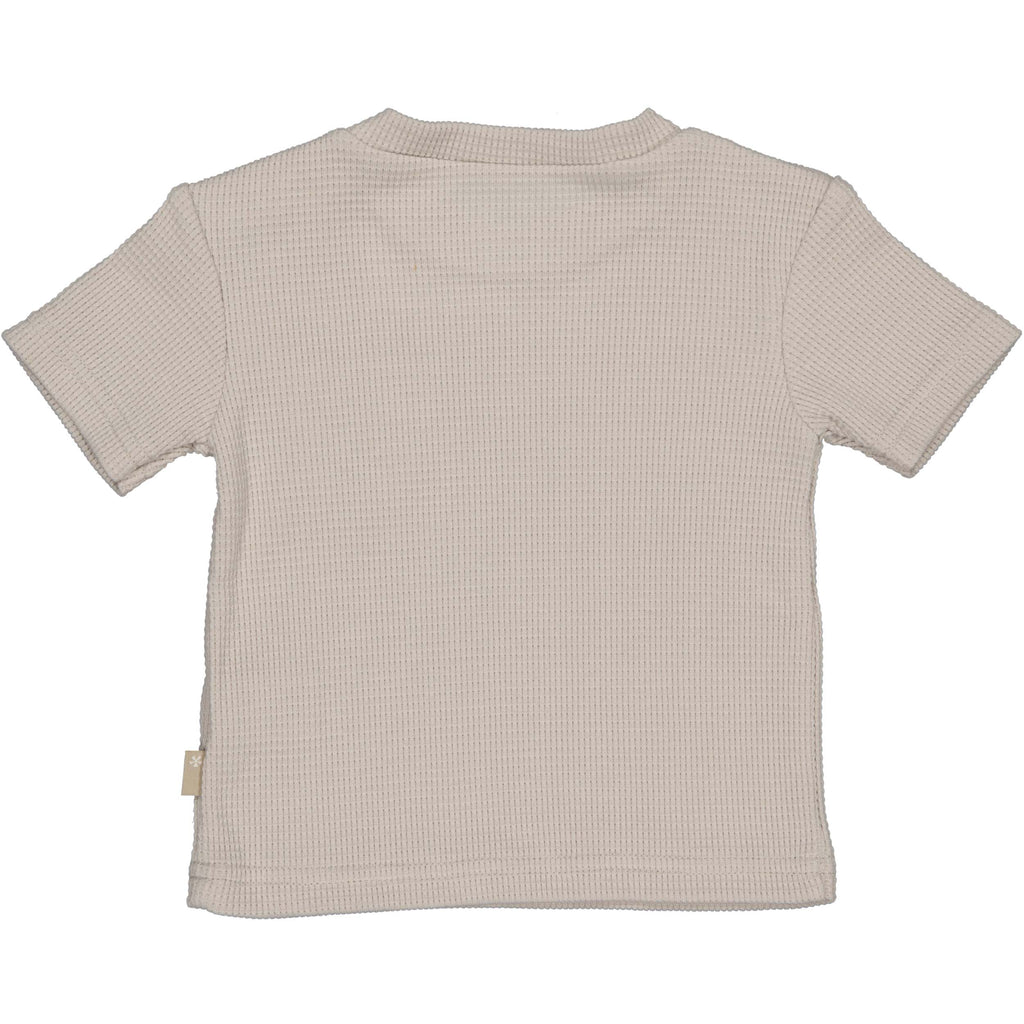 Bess | Shirt Waﬄe Pocket | Fog