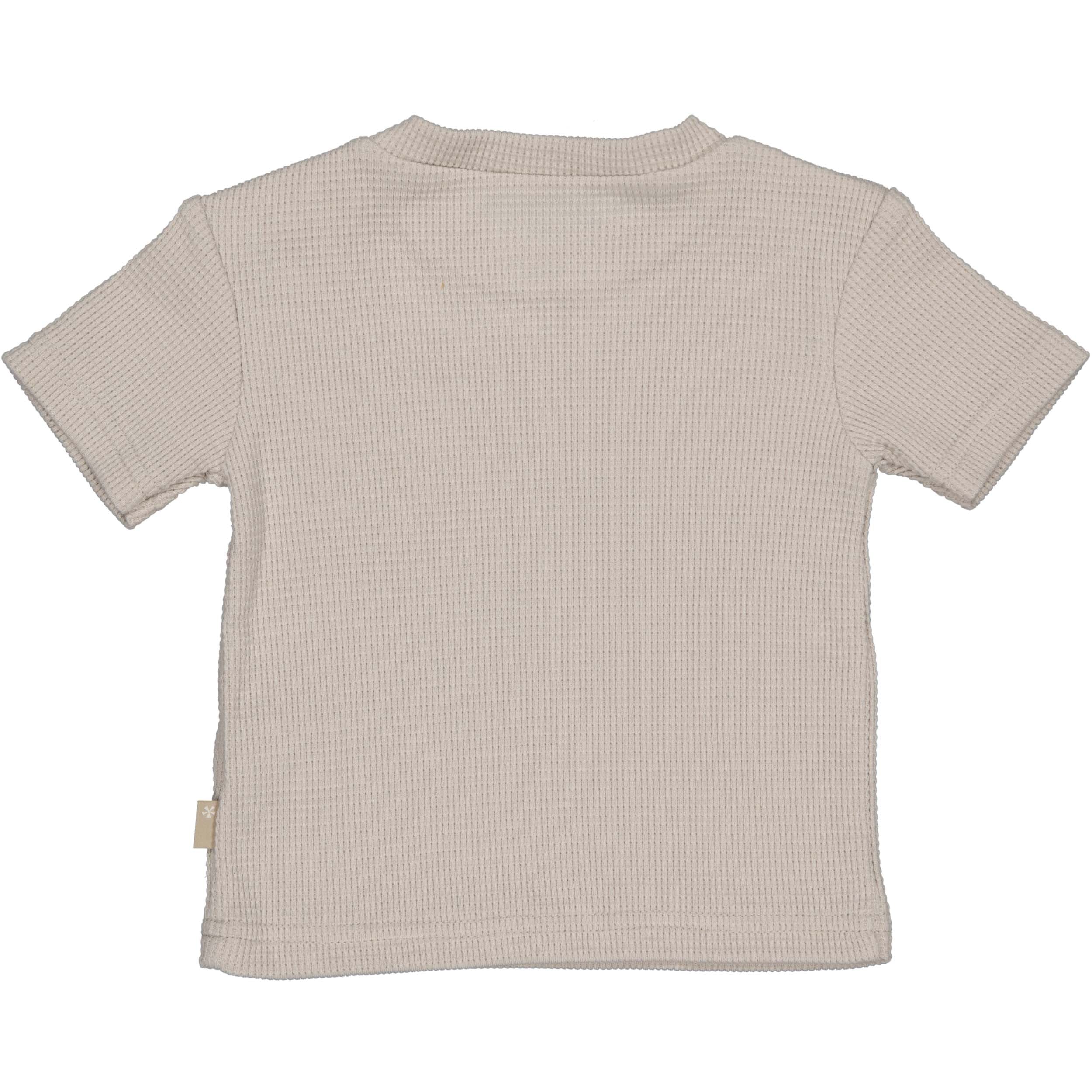 Bess | Shirt Waﬄe Pocket | Fog