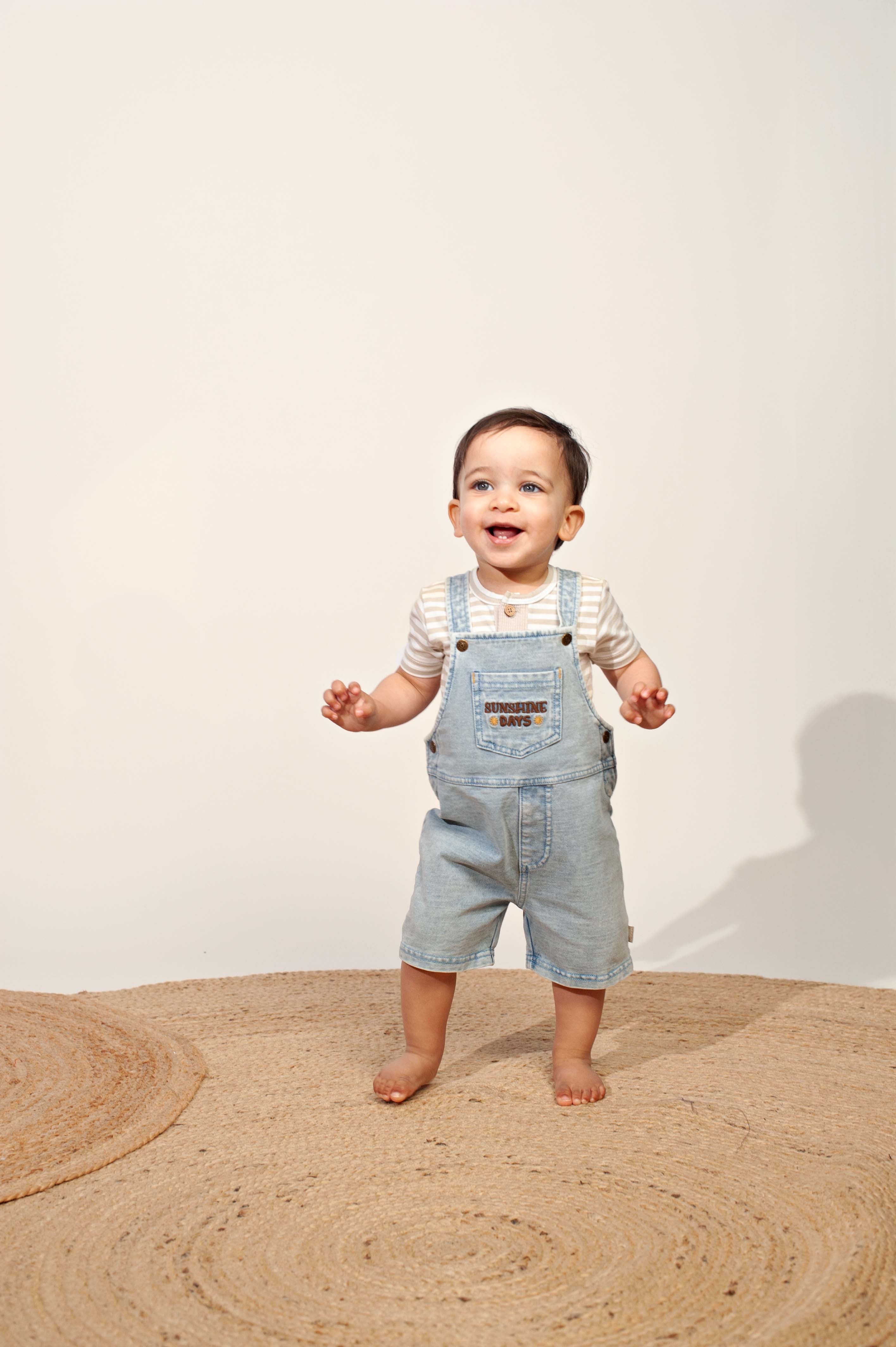 Bess | Salopette Short Jog Denim