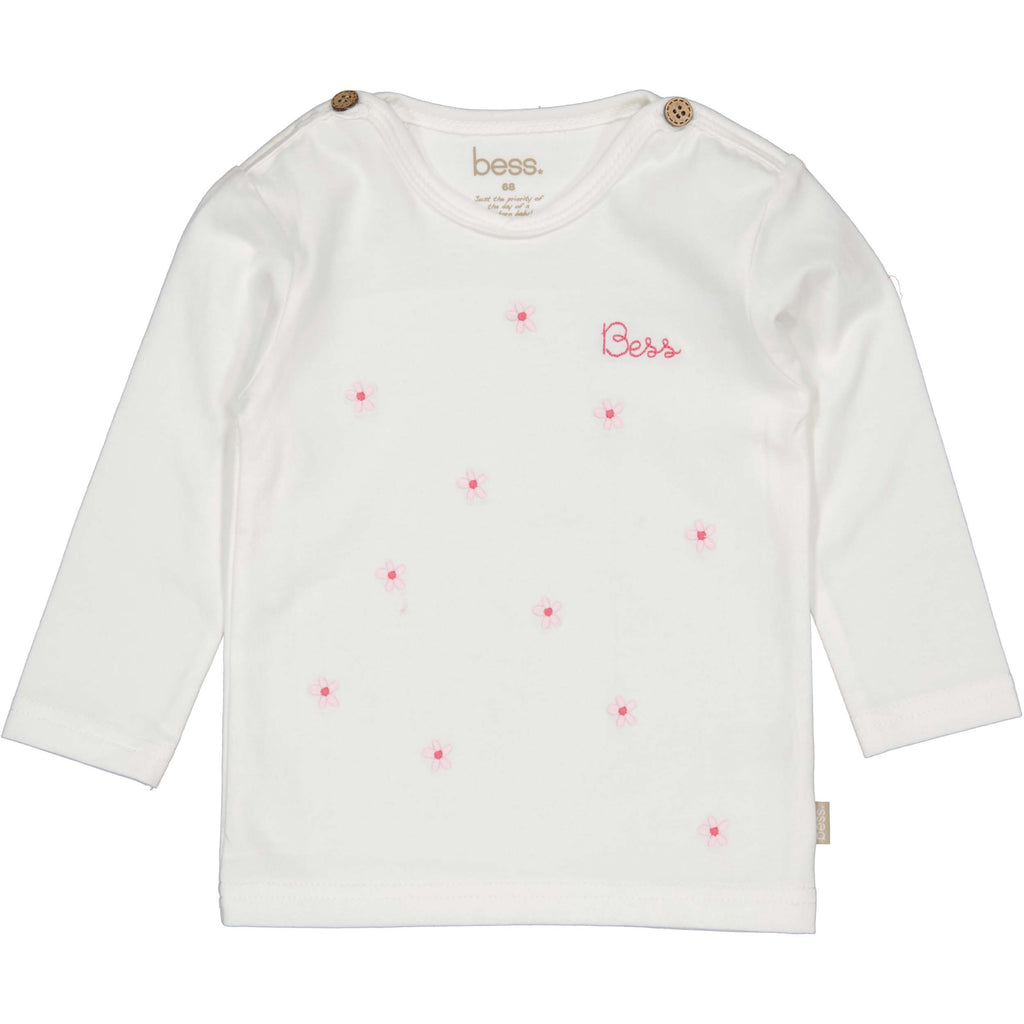 Bess | Shirt l.sl. Embroidered Flowers