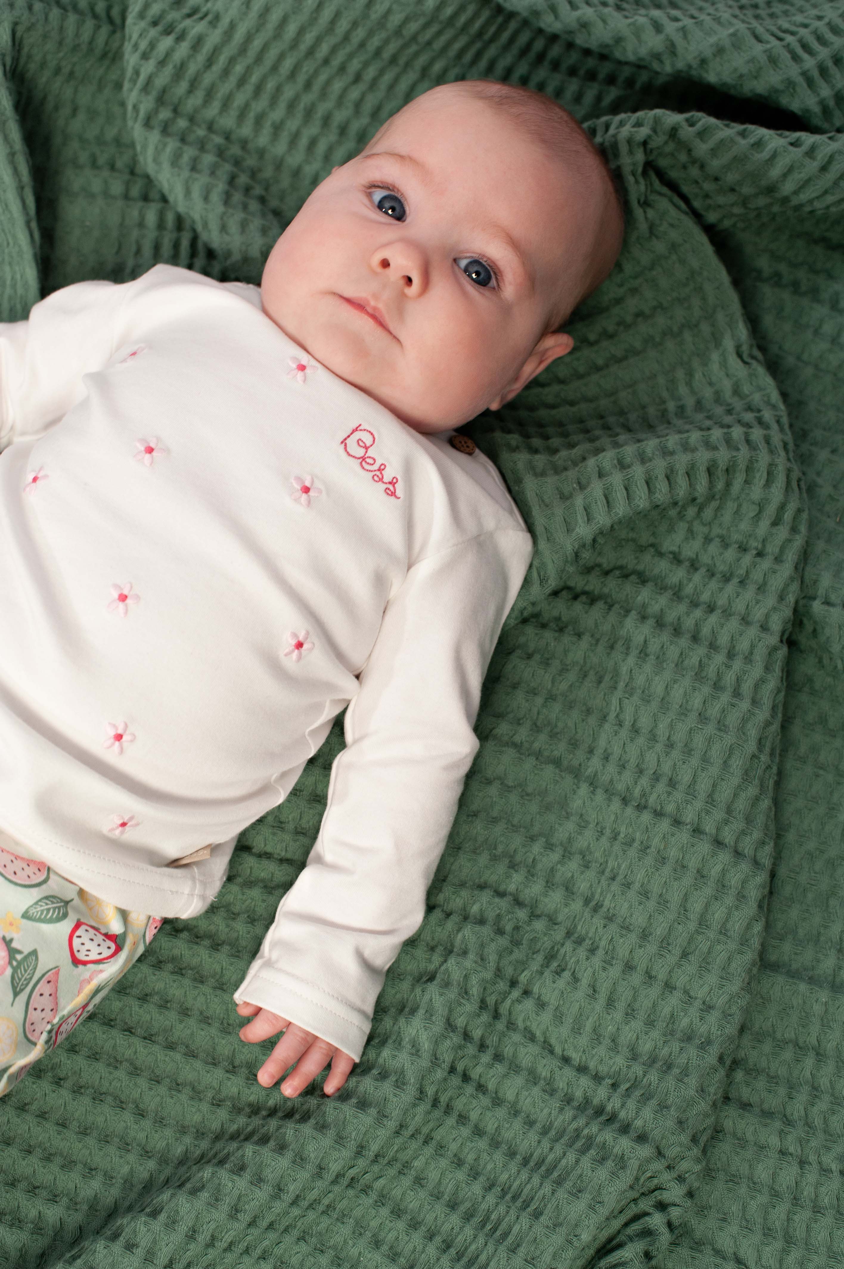 Bess | Shirt l.sl. Embroidered Flowers