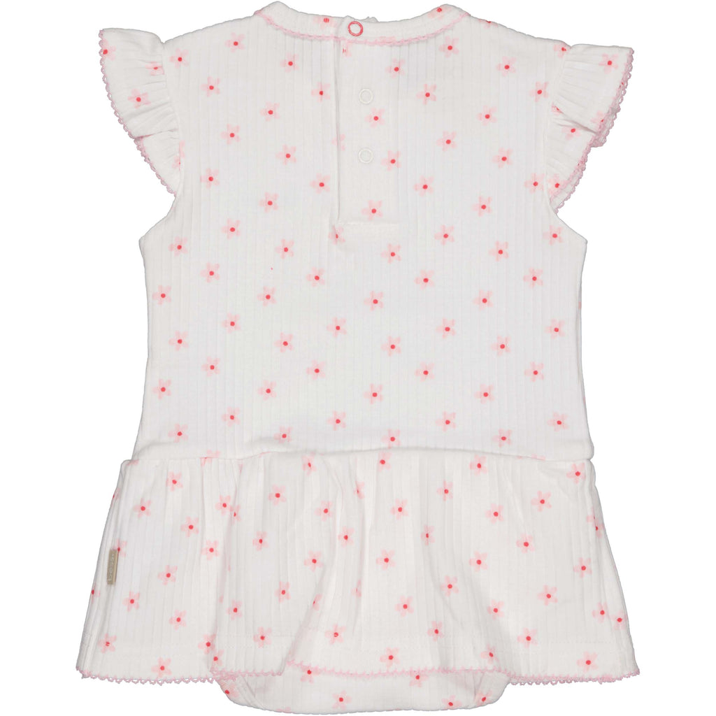 Bess | Bodydress Rib AOP | Flowers