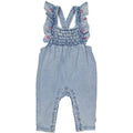 Bess | Salopette Jog Denim | Flowers