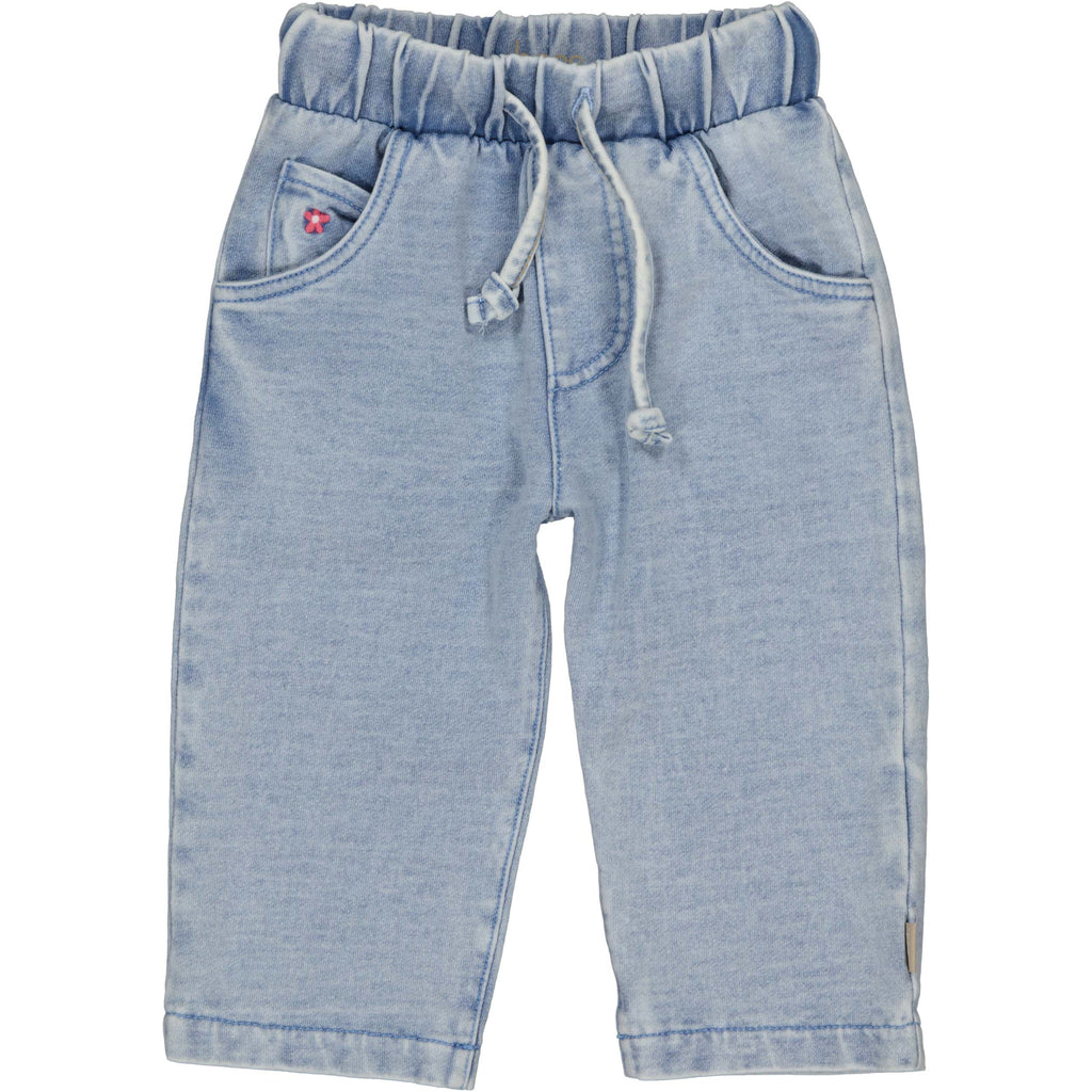 Bess | Pants Jog Denim | Flower