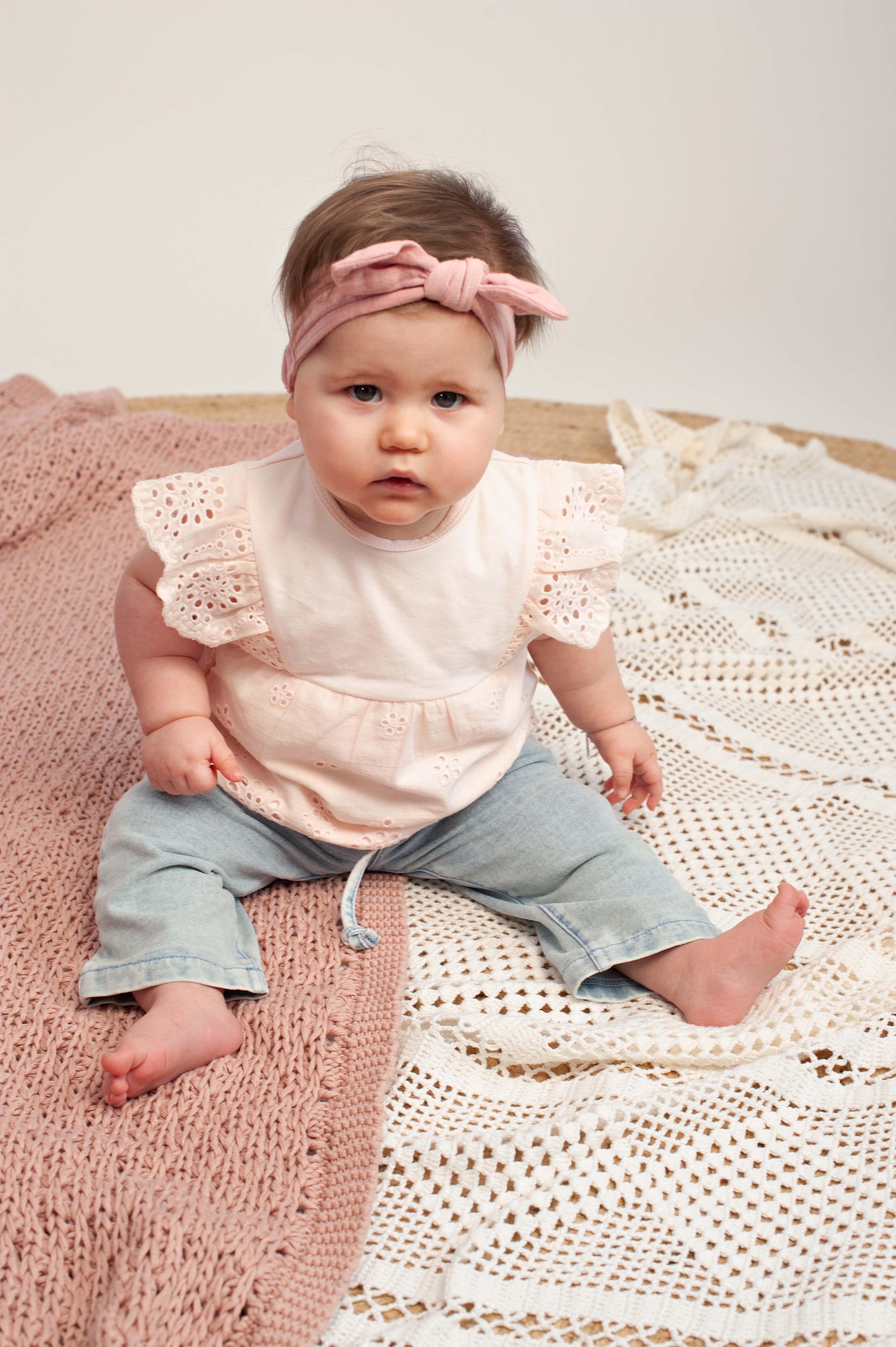 Bess | Pants Jog Denim | Flower