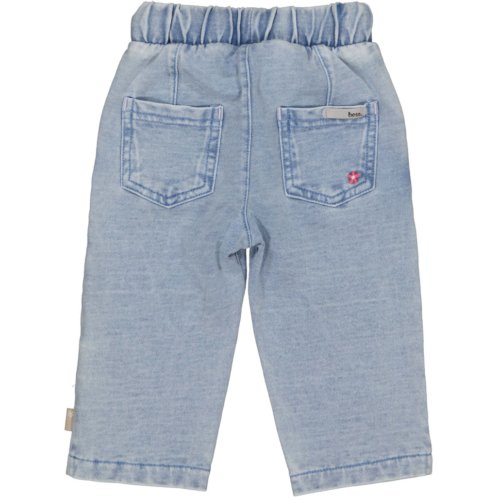 Bess | Pants Jog Denim | Flower