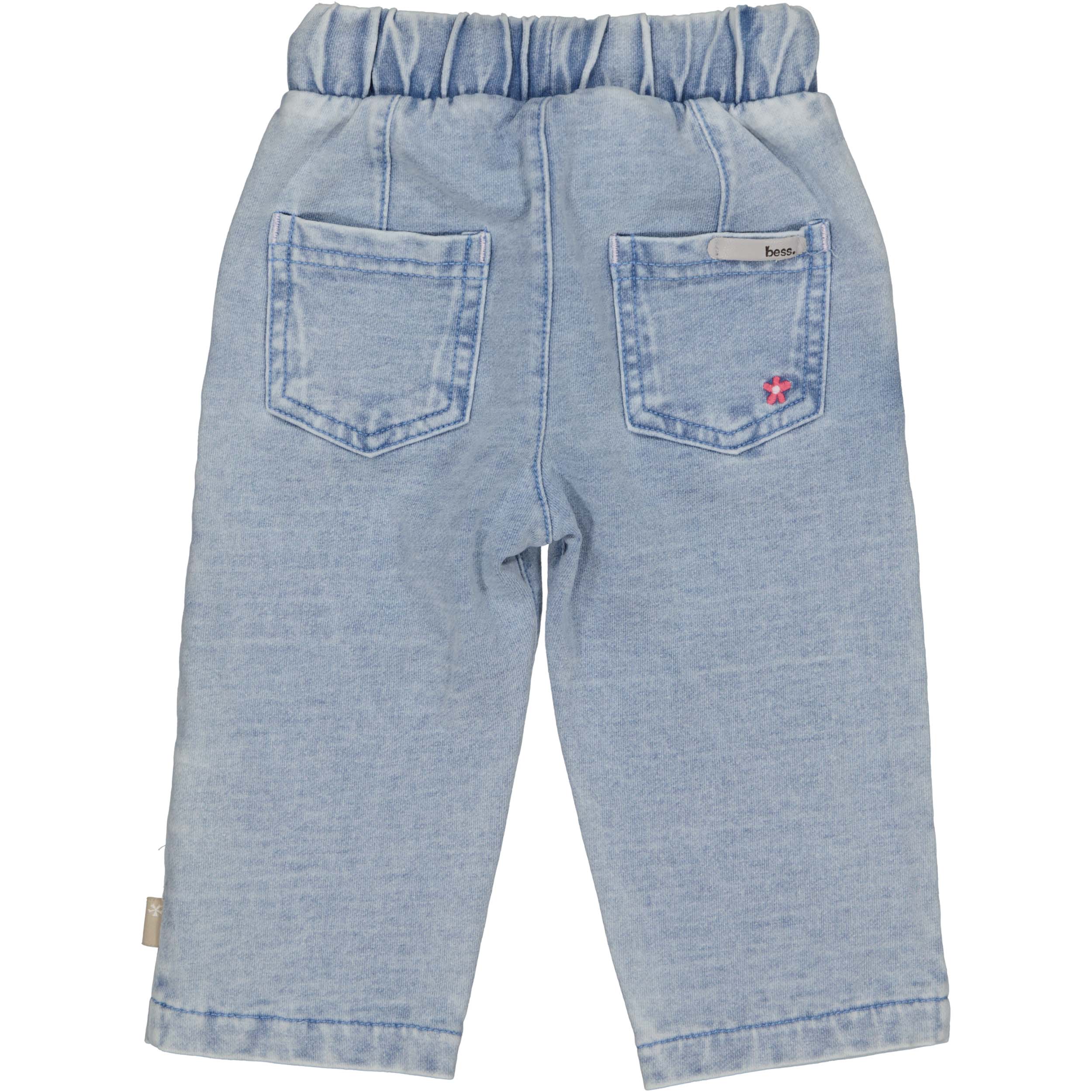 Bess | Pants Jog Denim | Flower