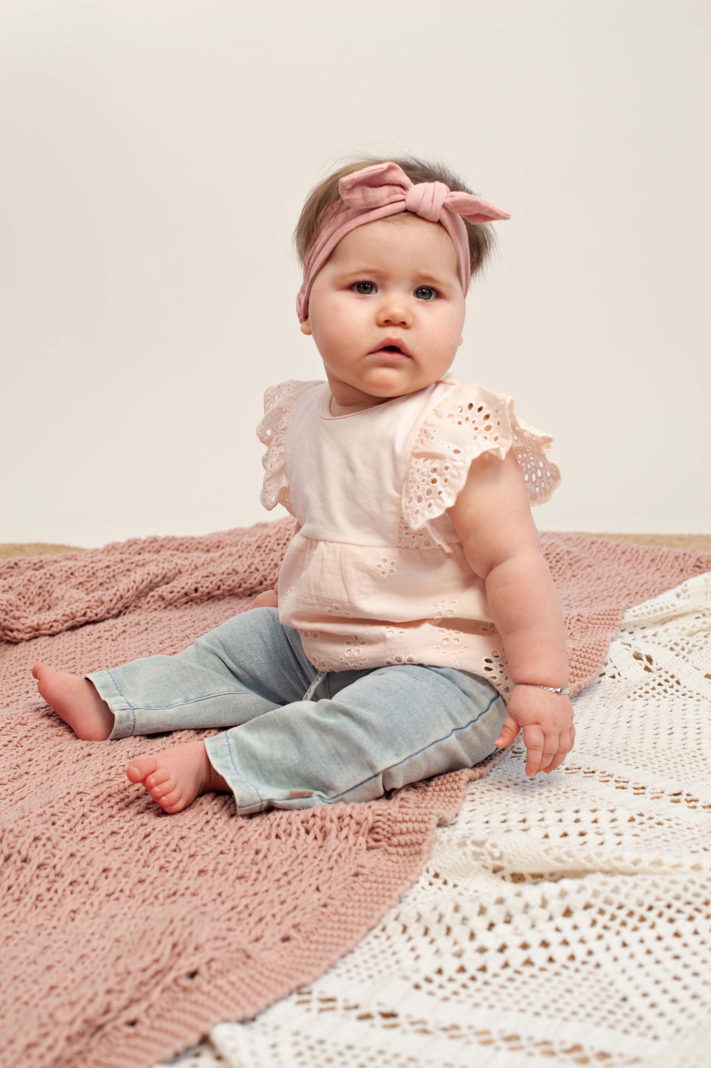 Bess | Pants Jog Denim | Flower