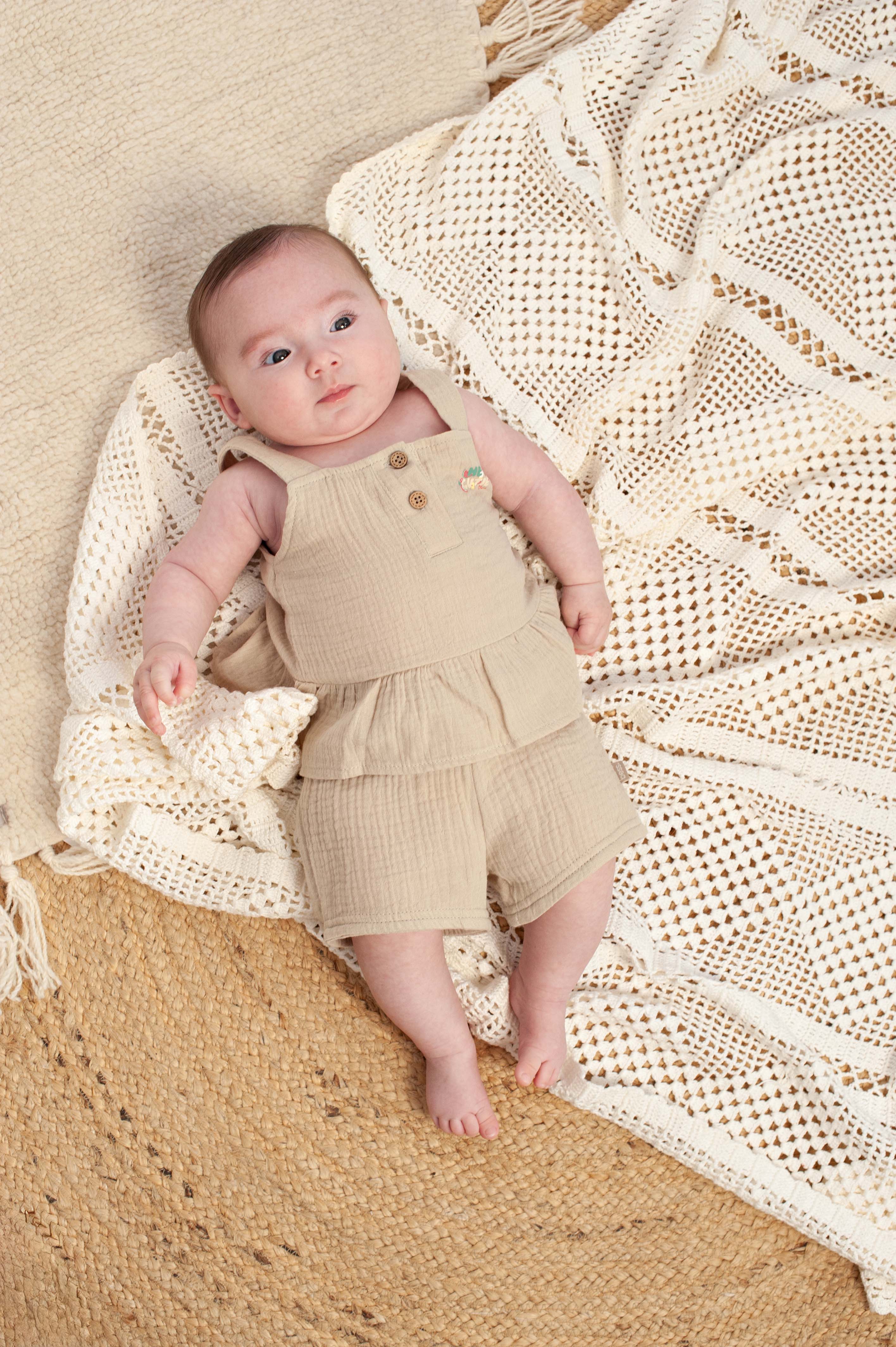 Bess | Shorts Muslin | Fog