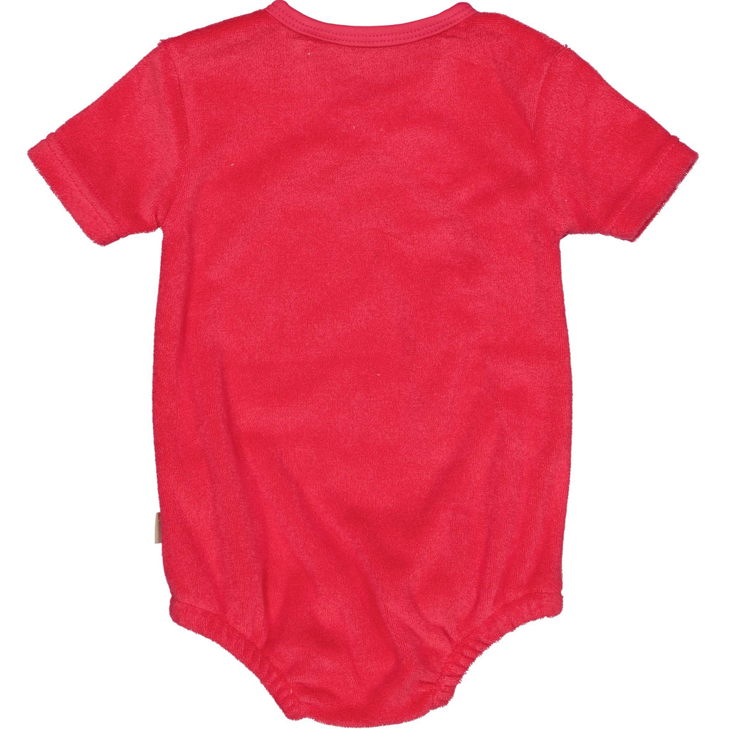 Bess | Romper Towelling | Strawberry Pink