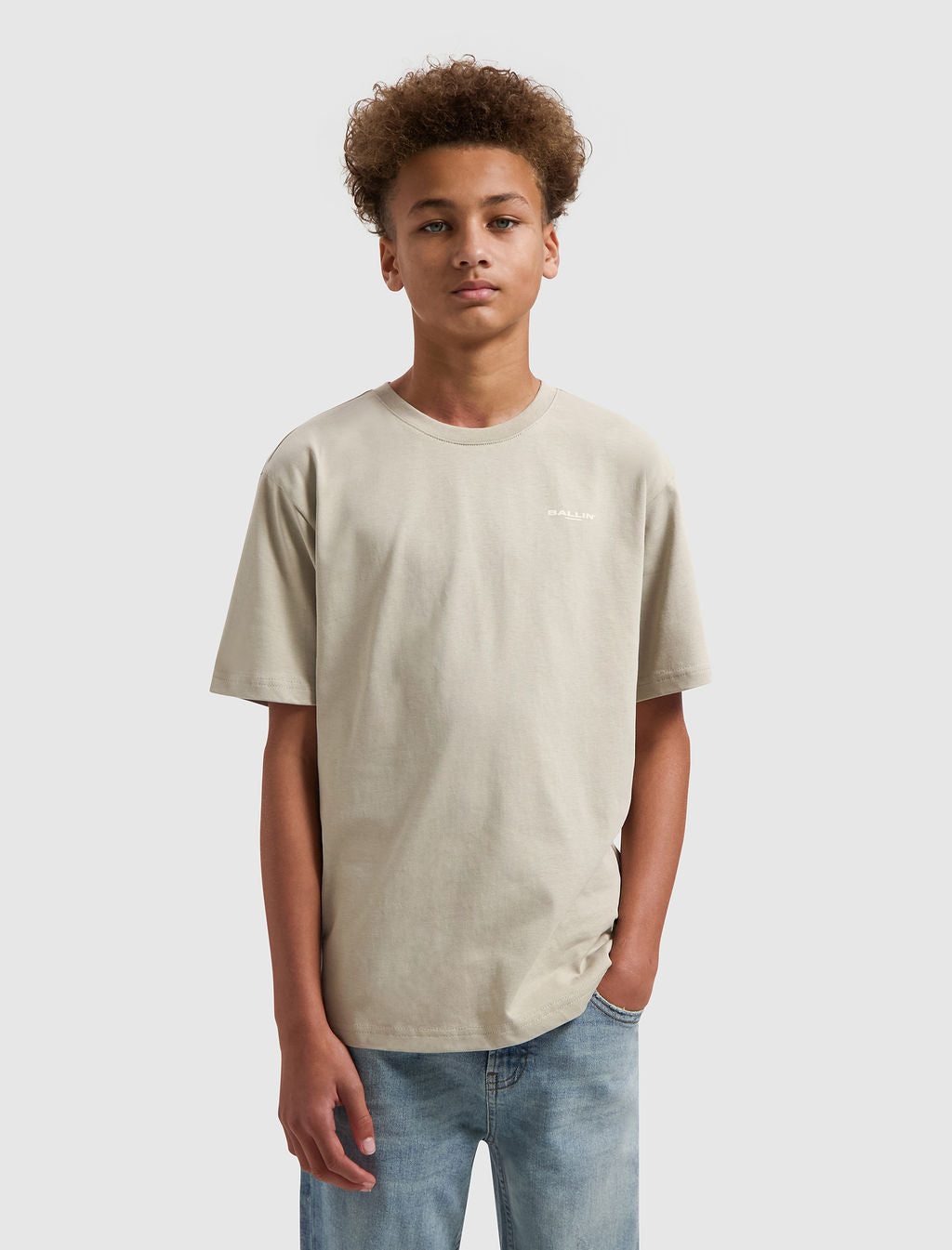 Ballin Junior | Coral Overload T-Shirt Taupe