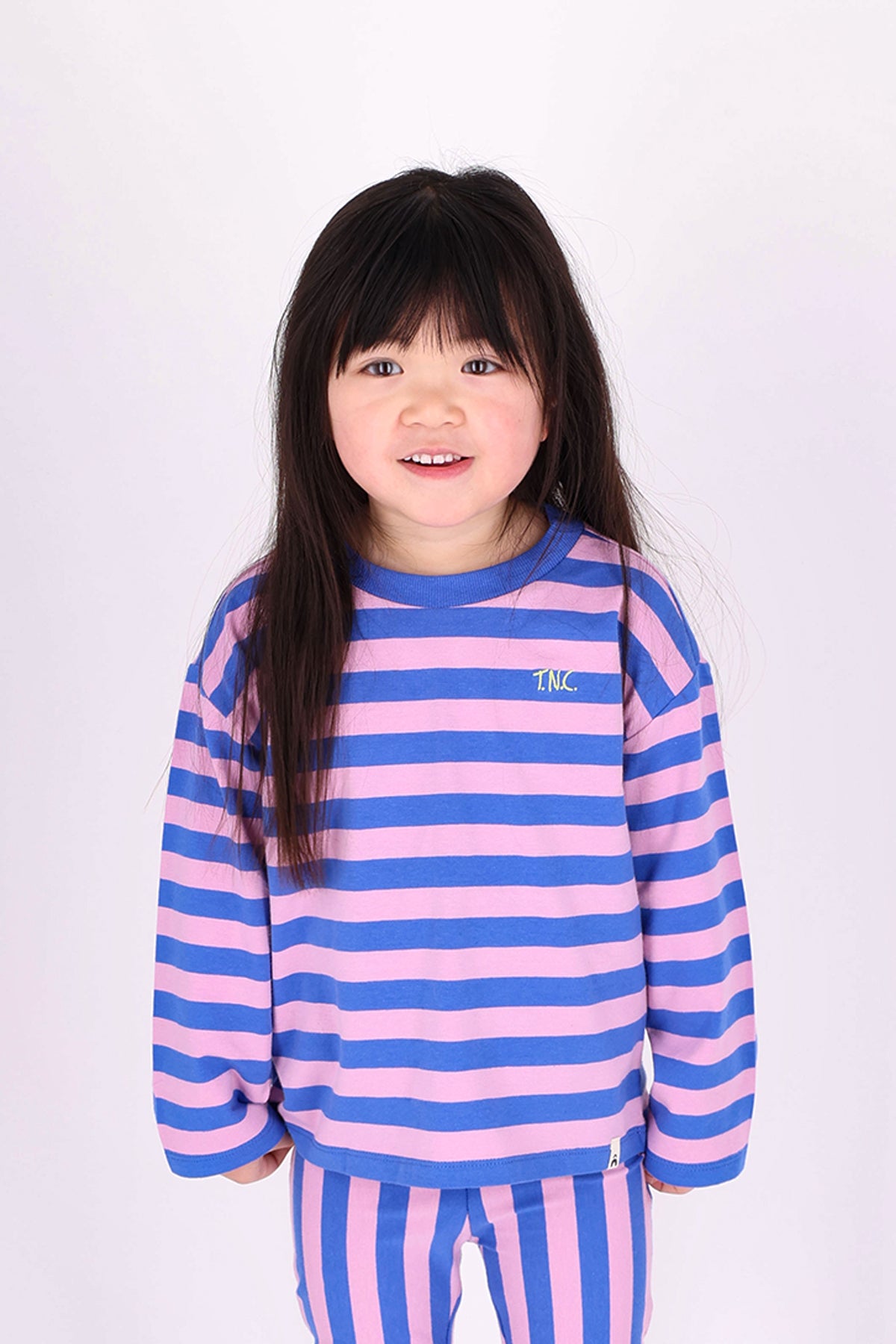 The New Chapter | T-Shirt Lou | Blue Pink Stripes