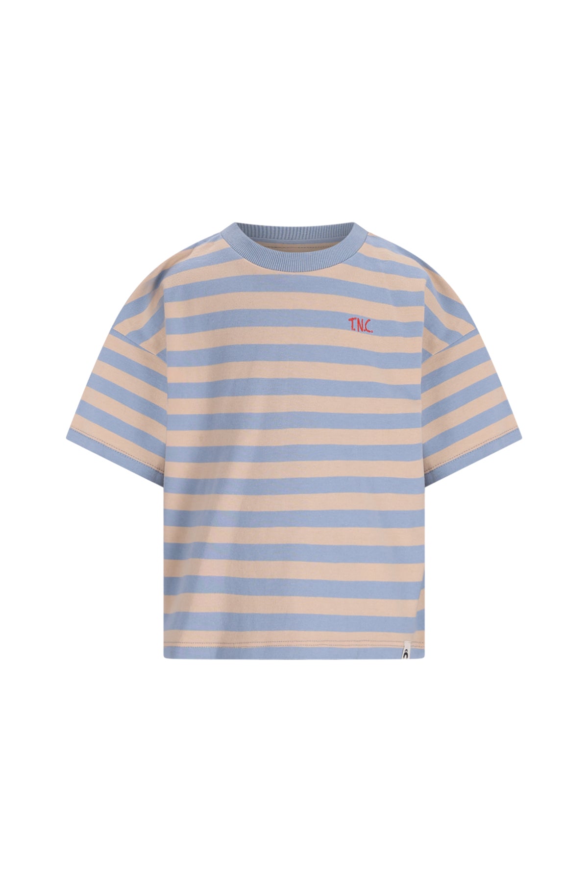 The New Chapter | T-Shirt Bo | Blue Beige Stripes