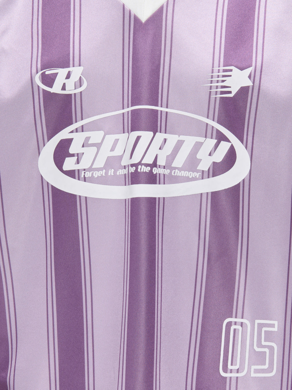Kids Only | Koglula Sporty Top | Lilac Breeze Crushed Grape Stripes/White Letters