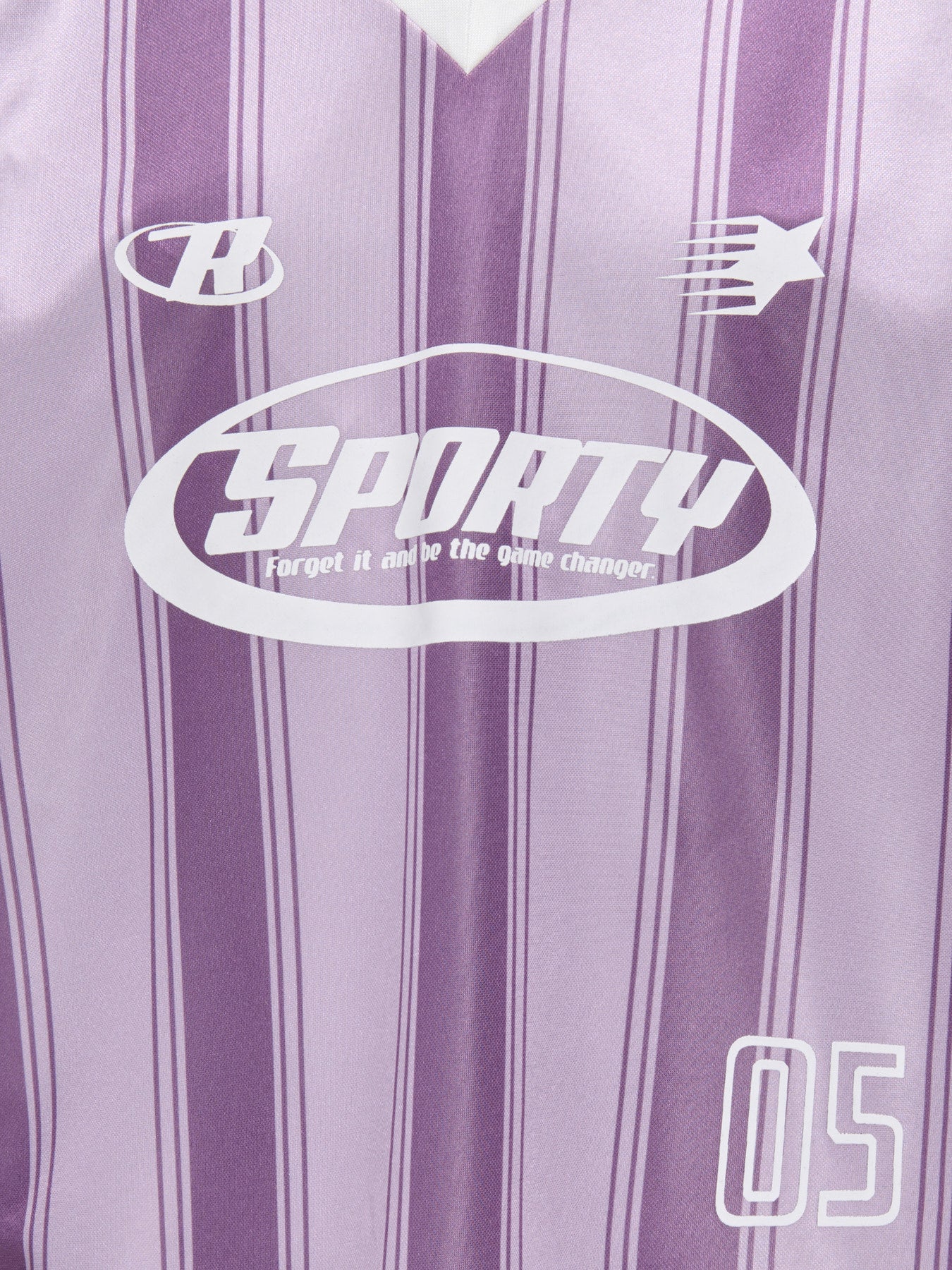 Kids Only | Koglula Sporty Top | Lilac Breeze Crushed Grape Stripes/White Letters