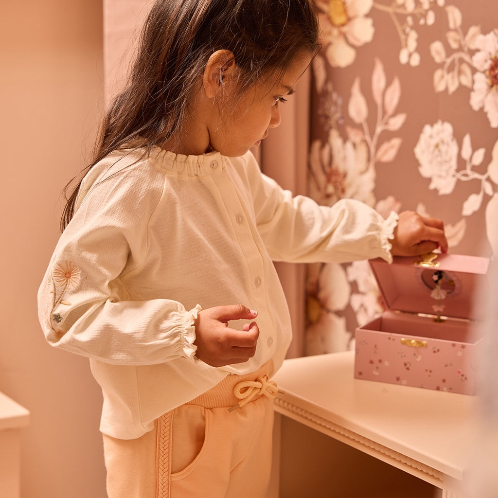 Dirkje | Girls Jogging Trousers | Peach