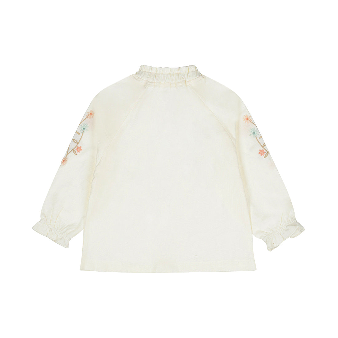 Dirkje | Girls Blouse | Sand Broderie
