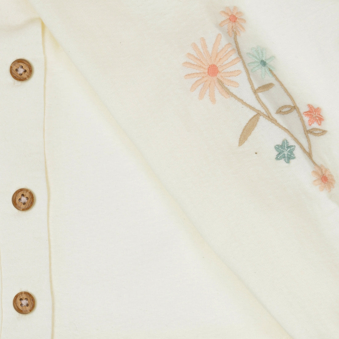 Dirkje | Girls Blouse | Sand Broderie
