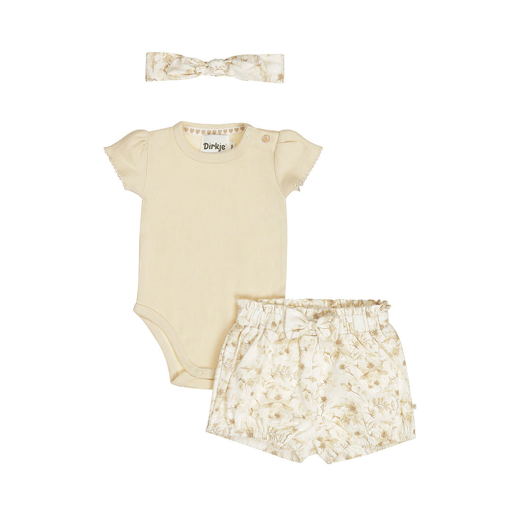 Dirkje | 3-delige set | Sand + print
