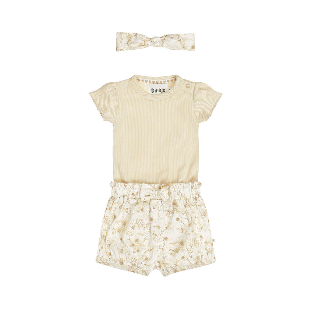 Dirkje | 3-delige set | Sand + print