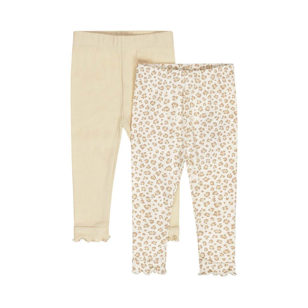 Dirkje | 2-pak Leggings | Panter