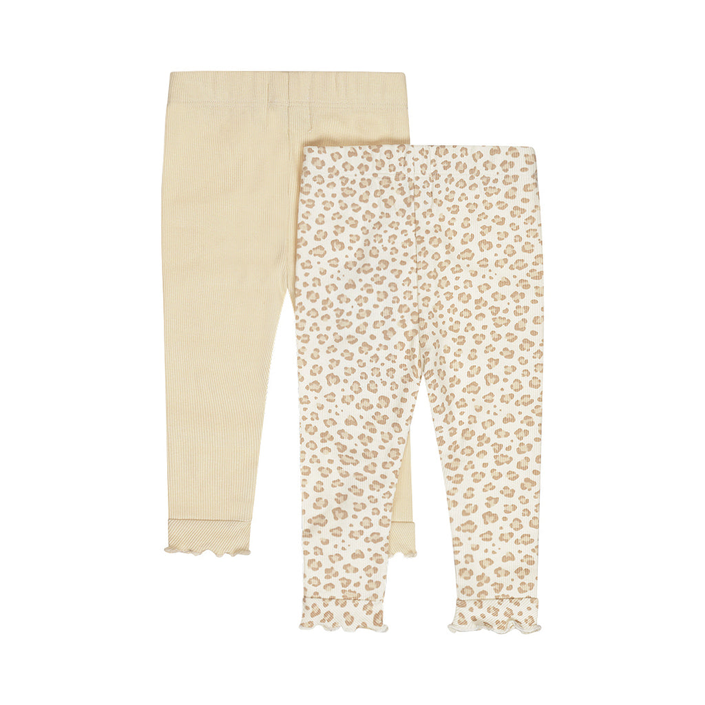 Dirkje | 2-pak Leggings | Panter