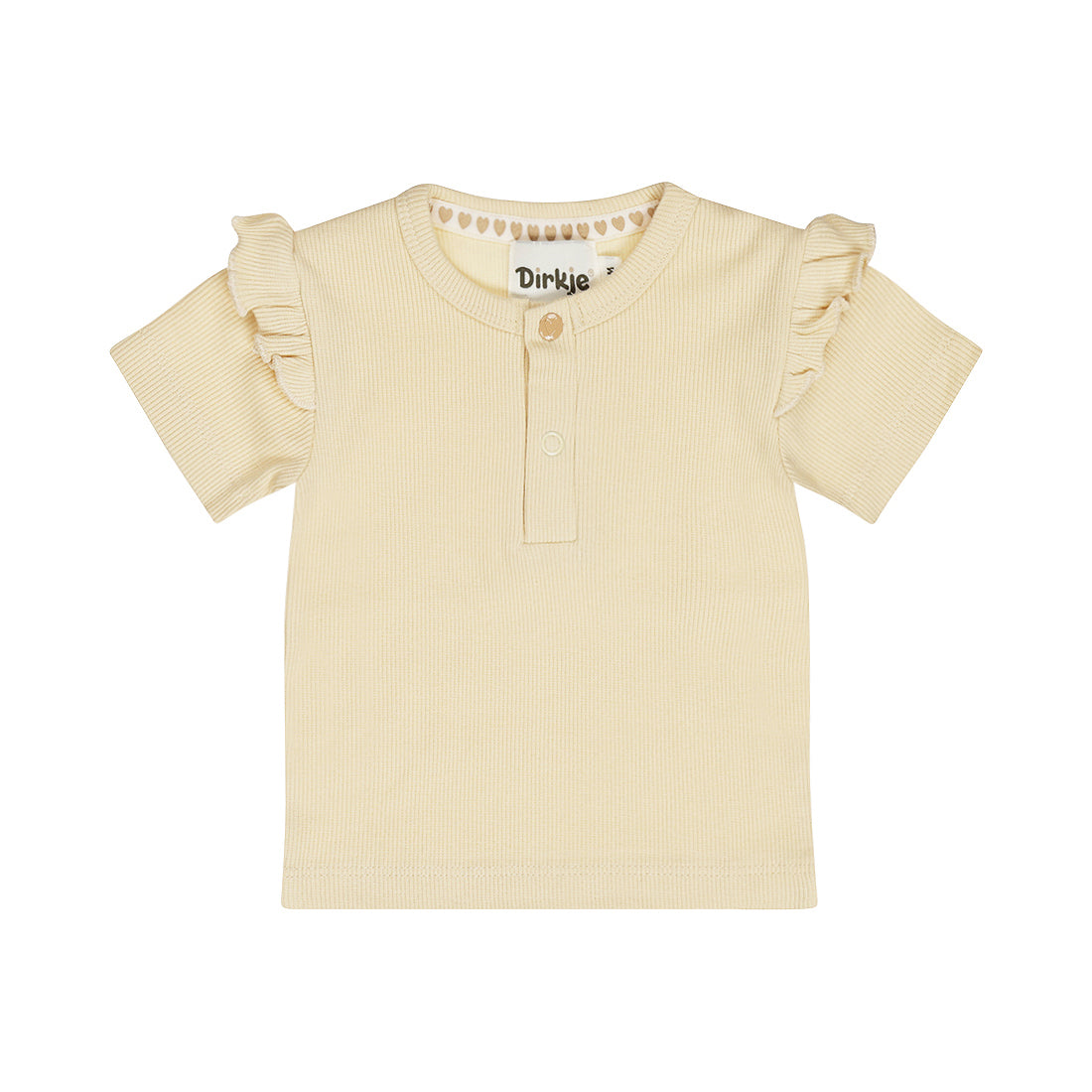 Dirkje | T-Shirt Ruffle | Sand
