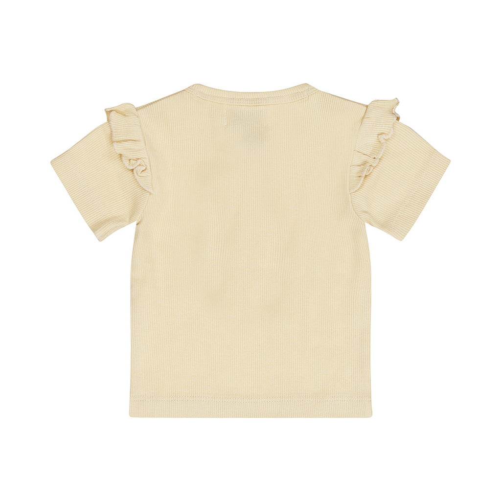 Dirkje | T-Shirt Ruffle | Sand