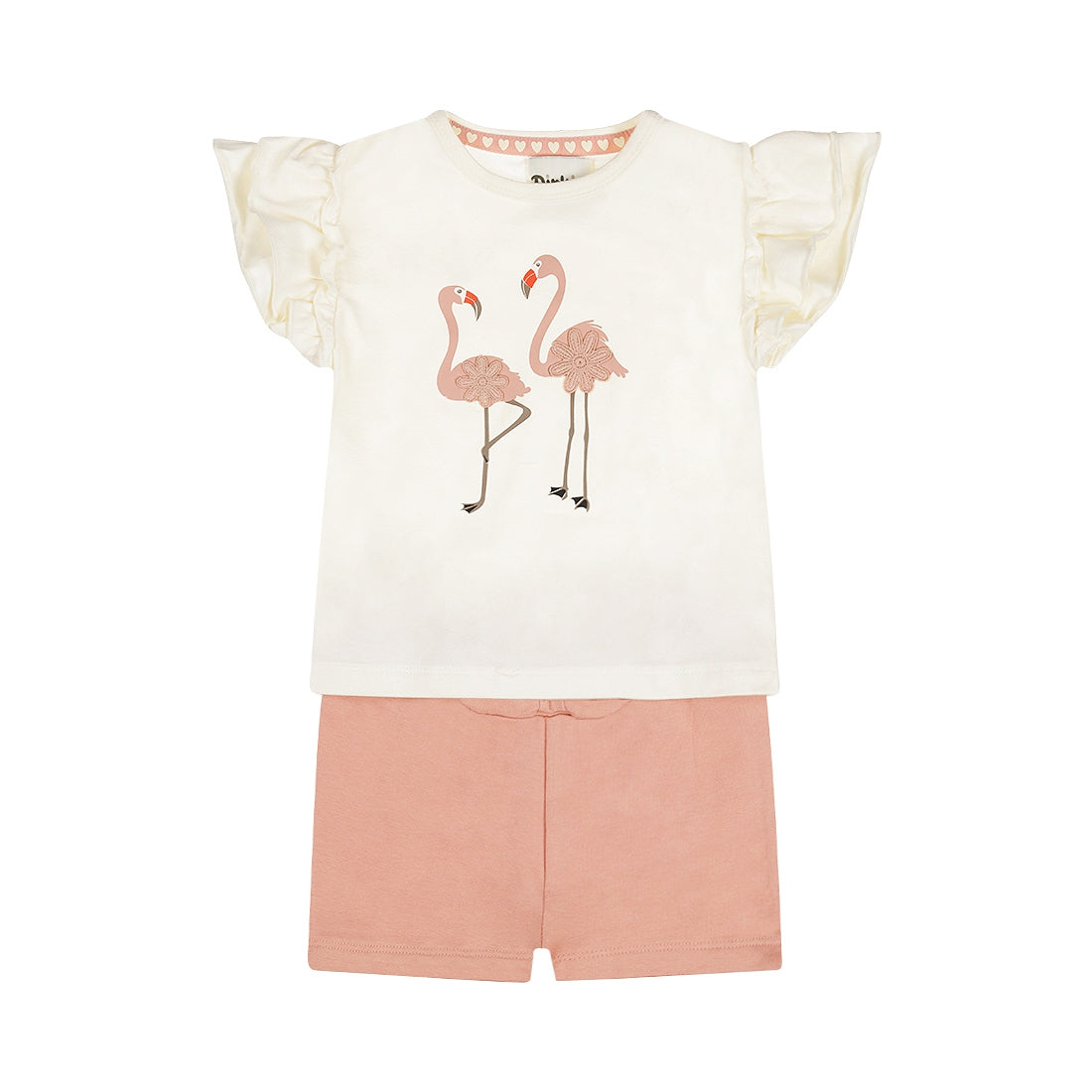 Dirkje | 2-delige set | Flamingo