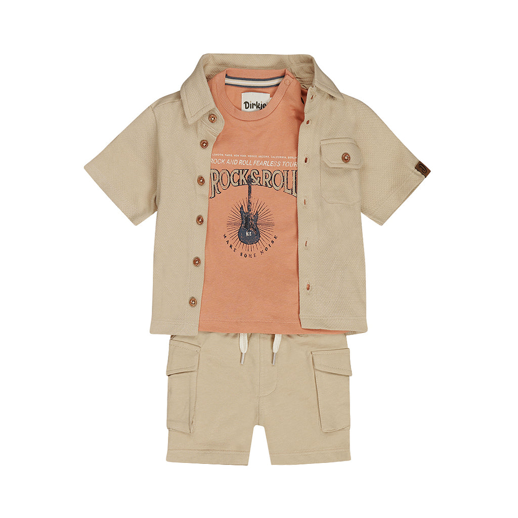 Dirkje | 3-delige set | Sand/Peach