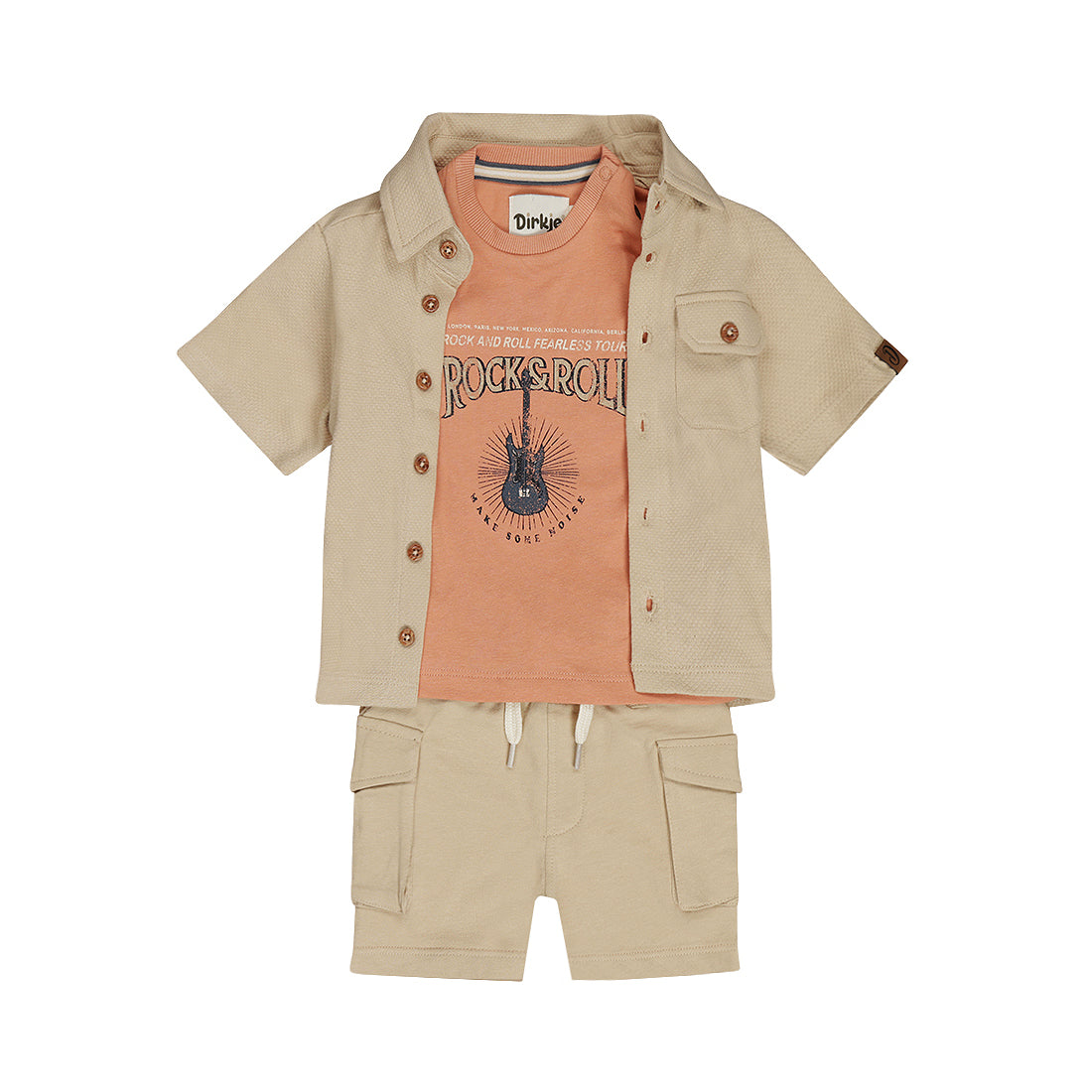 Dirkje | 3-delige set | Sand/Peach