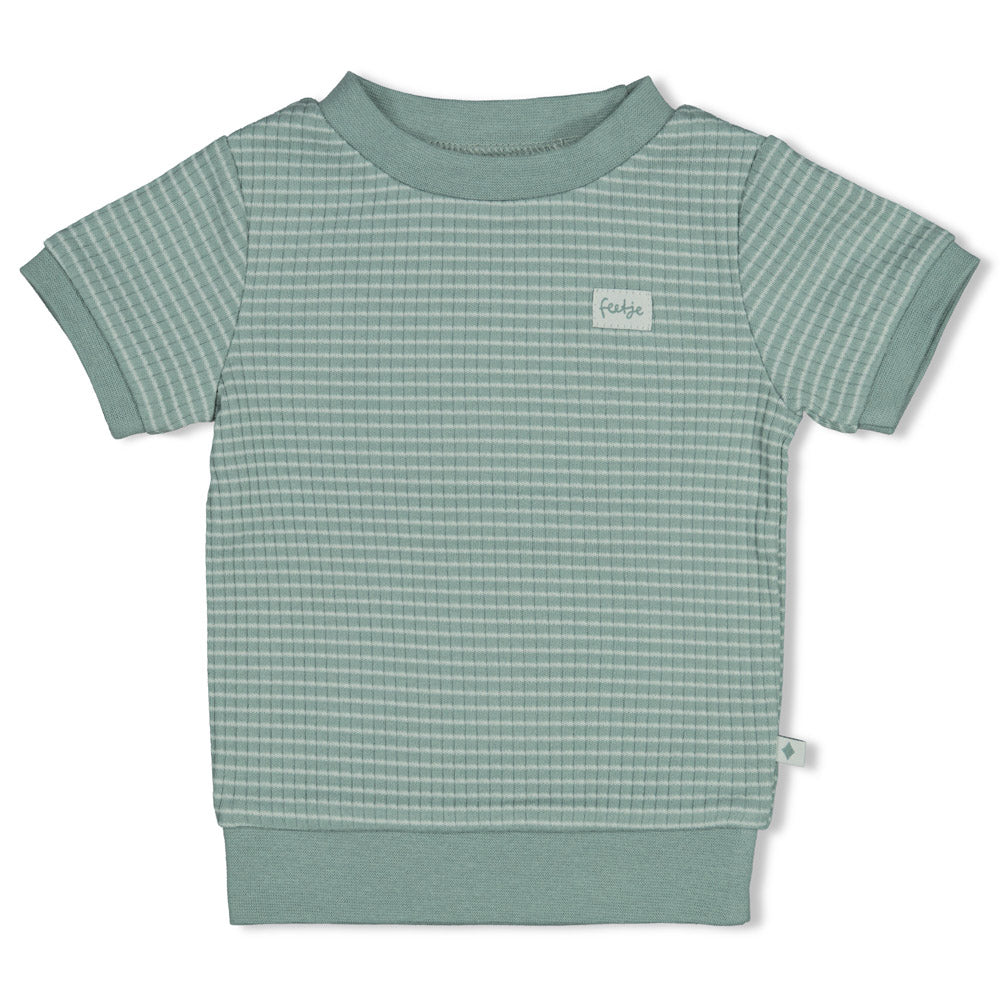 Feetje | Summer Special Wafel Shortama | Sea Green