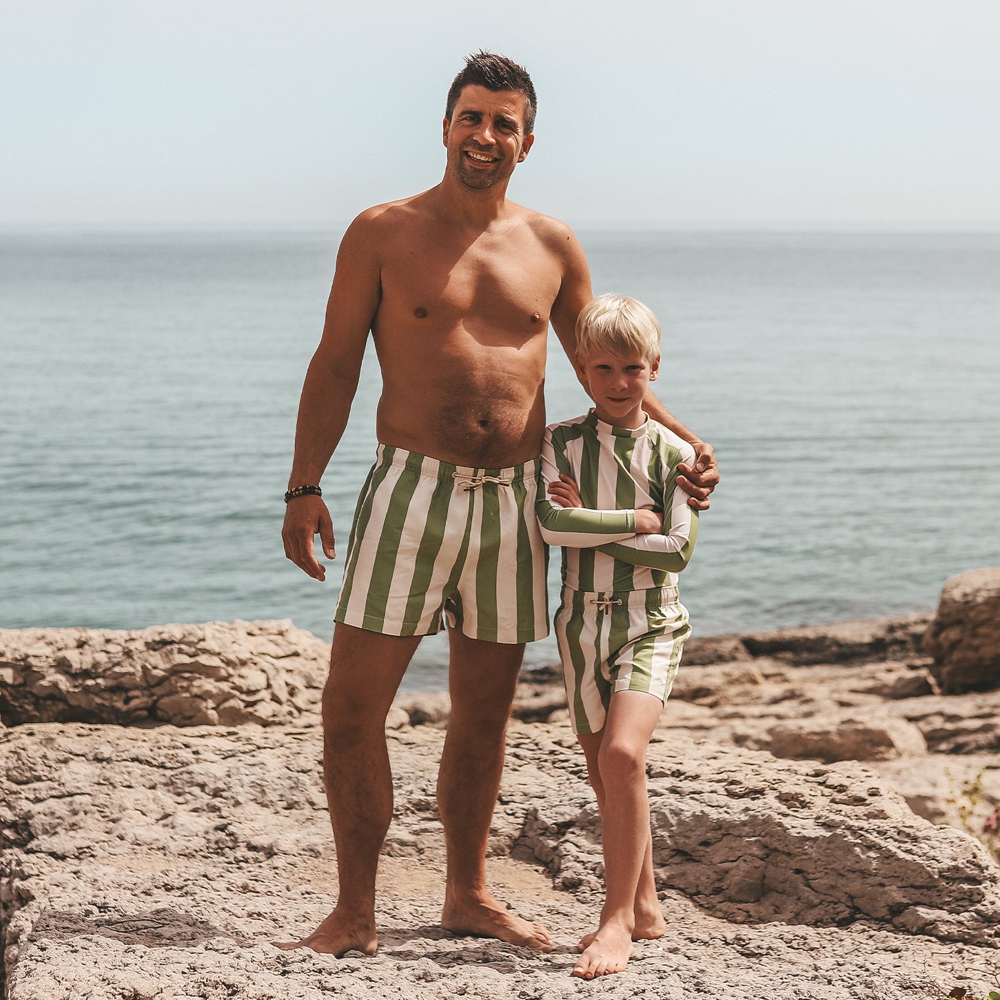 Salted Stories | Wide Stripe | Swim Shorts