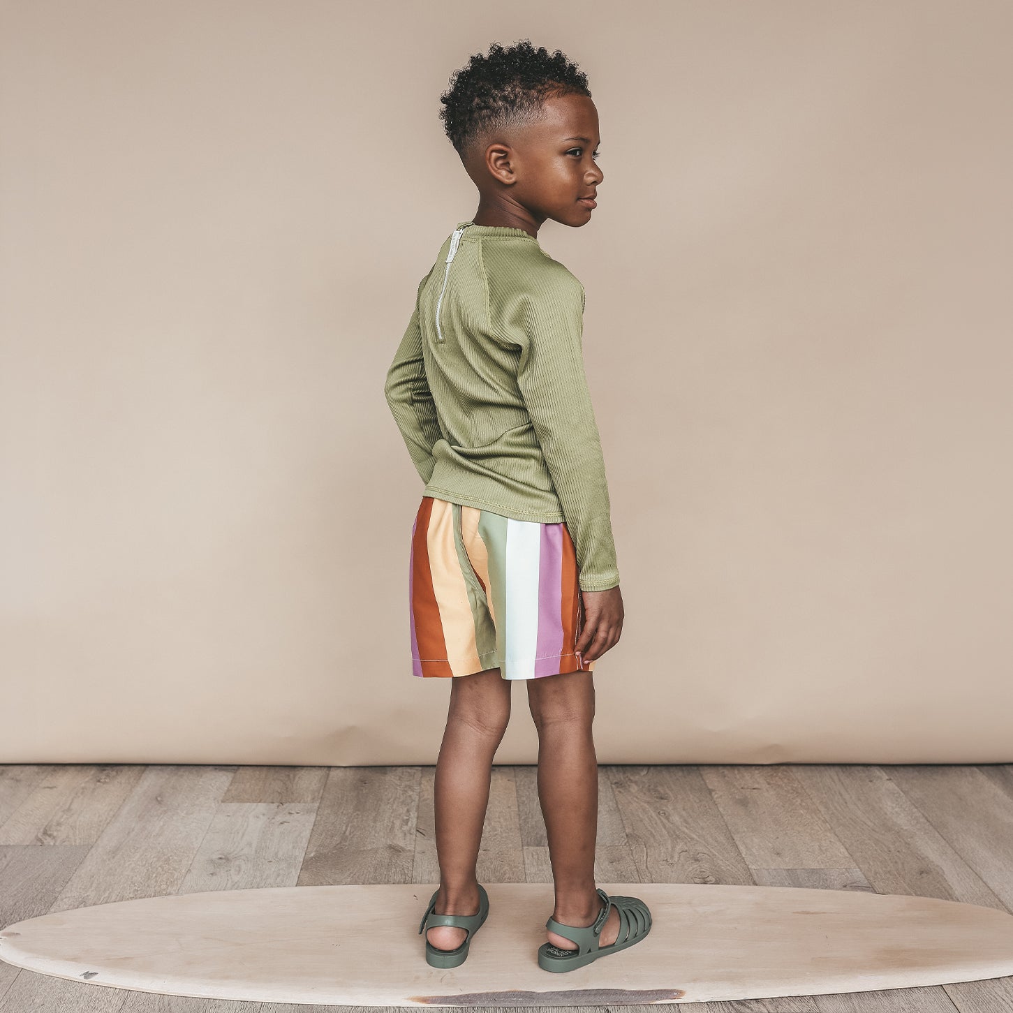 Salted Stories | Multi Stripe | Swim Shorts