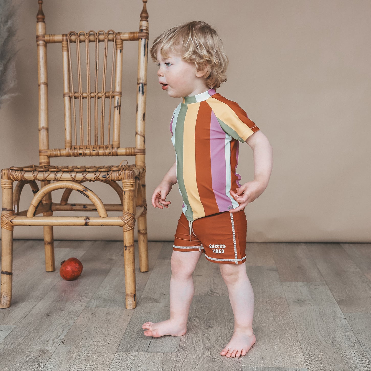 Salted Stories | Multi Stripe | Swim Tee