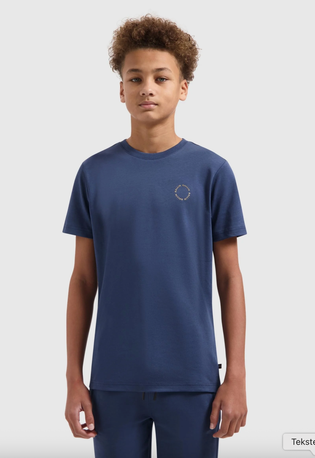 Ballin Junior | Circle Logo T-shirt | Navy