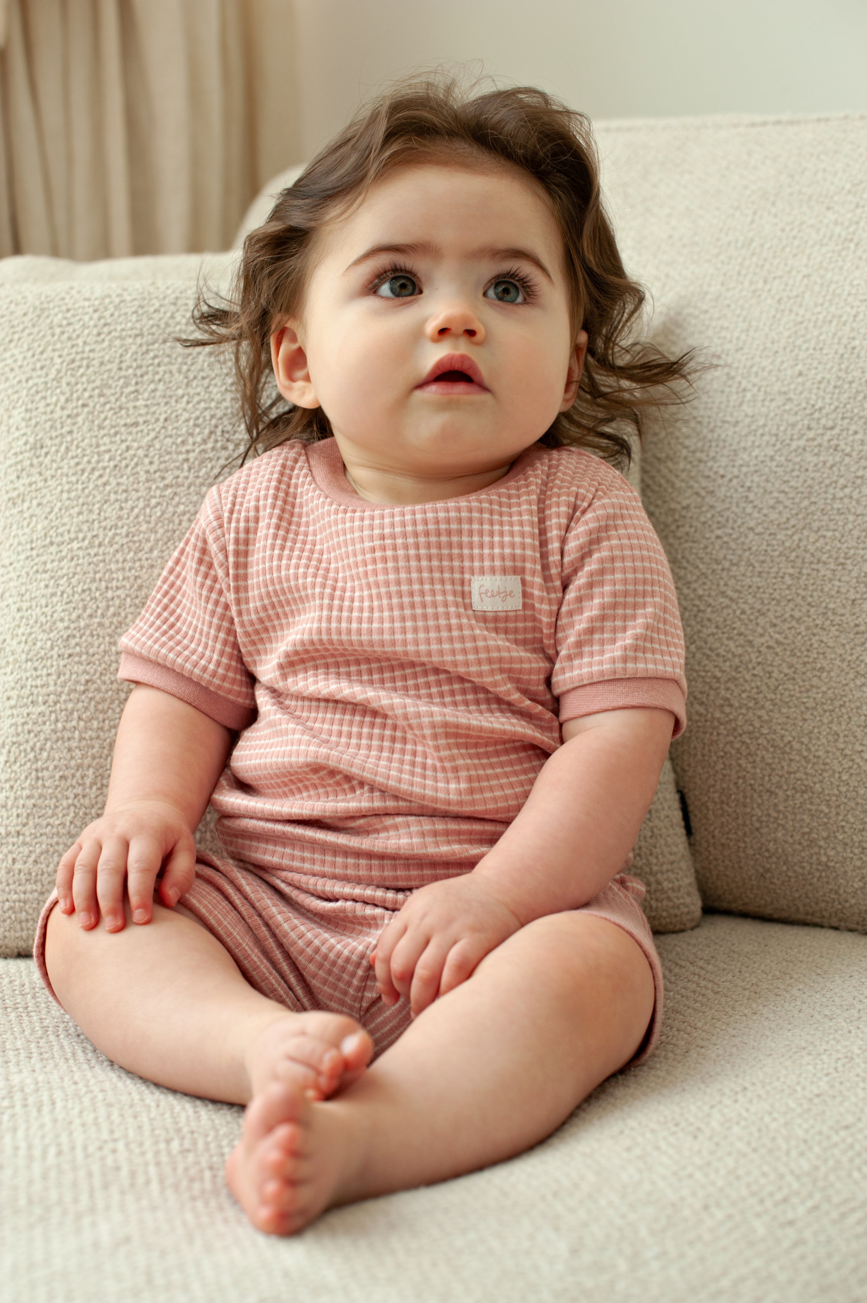 Feetje | Summer Special Wafel Shortama | Mauve