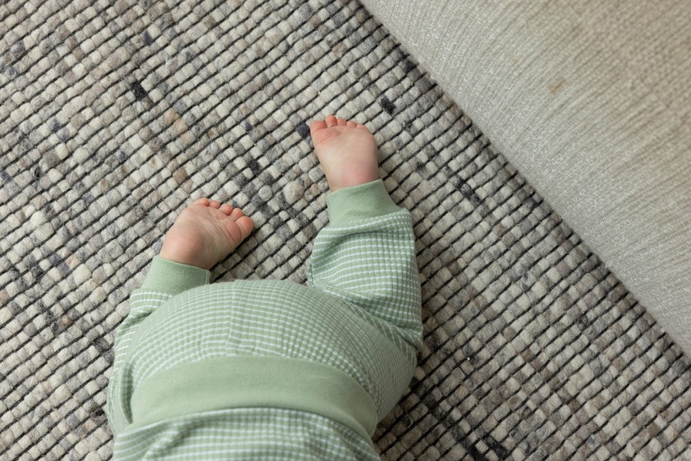 Feetje | Wafelpyjama | Green Melange