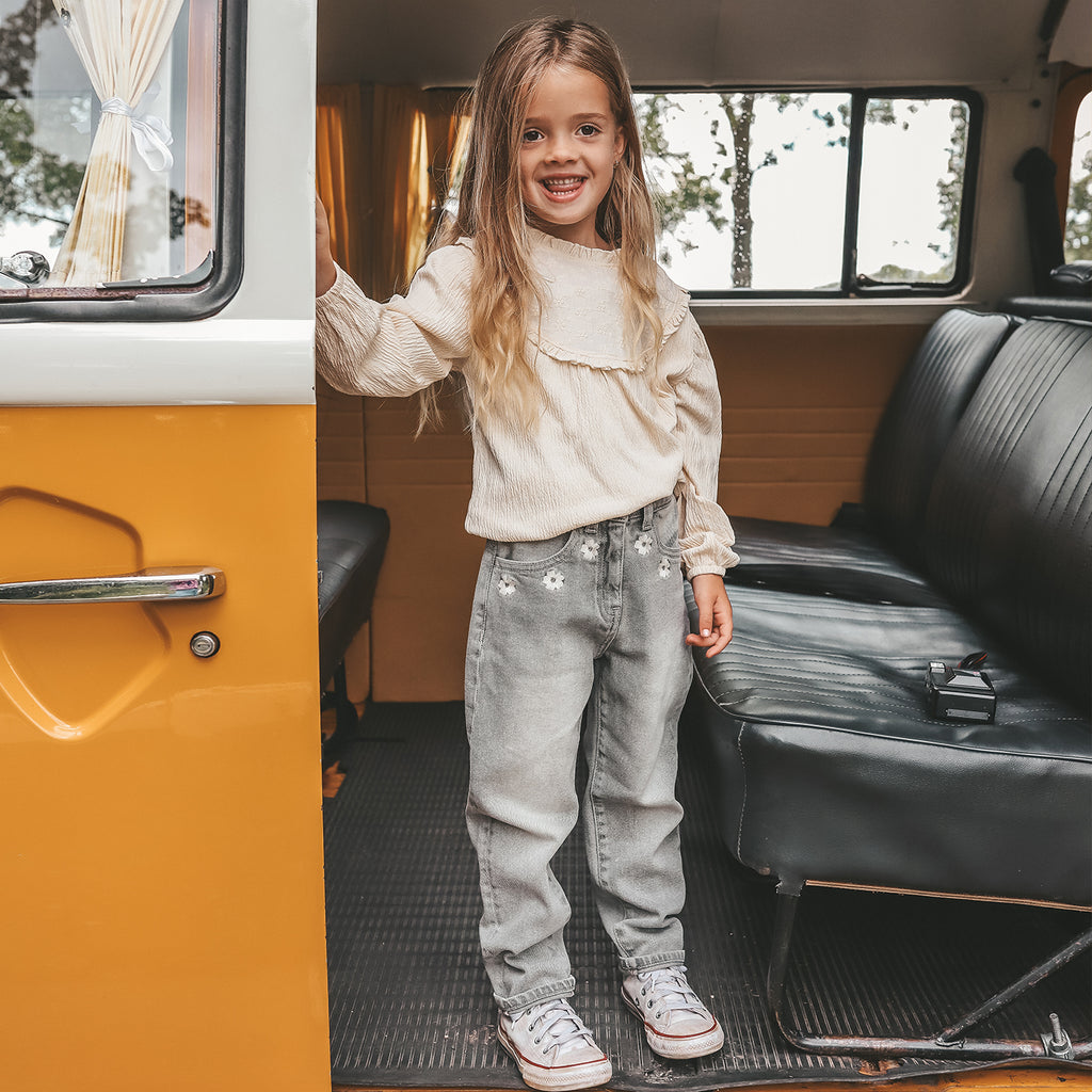 Your Wishes | Stretch Denim | Baggy Jeans Grey