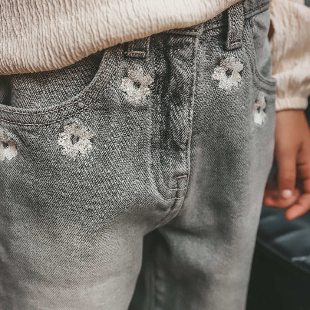 Your Wishes | Stretch Denim | Baggy Jeans Grey